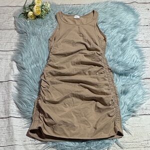 Aritzia TNA Chill Malibu Ruched Side Mini Dress sz S